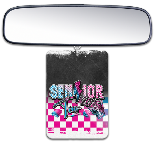 Senior 2025 Tour Custom Car Air Freshener