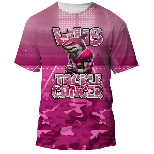 PinkOut Tackle Cancer Shirt All-Over