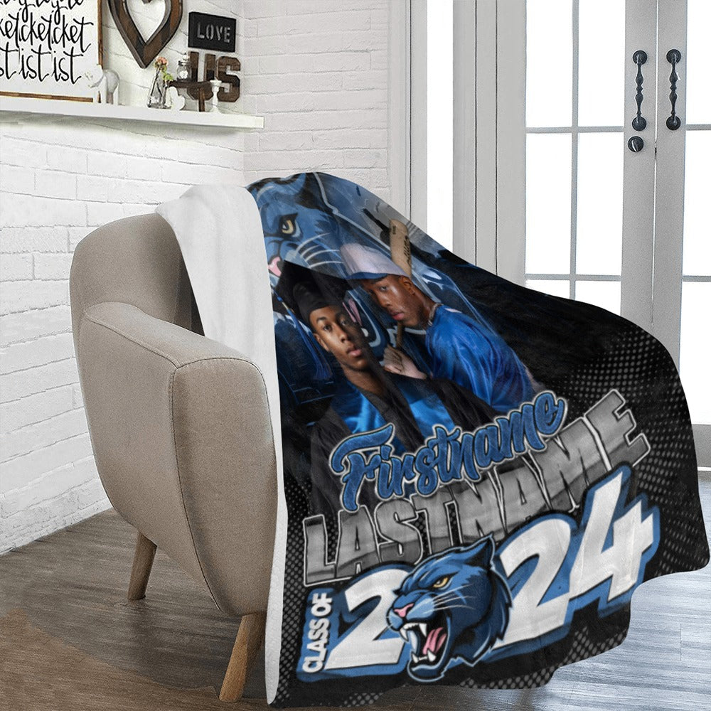 Graduation 2024 Personalized Custom Photo Blanket Gifts for – Perfect for the Senior Graduate 60"x80"te