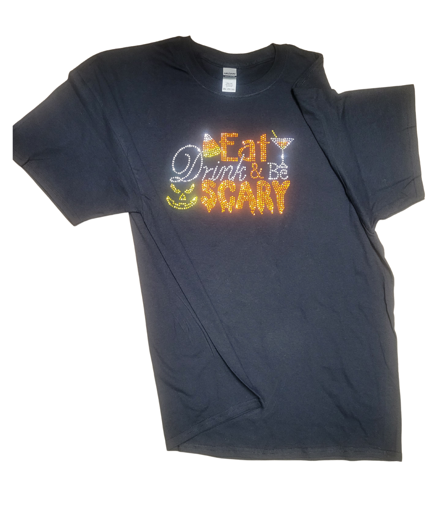 Eat, Drink and Be Scary Bling T-Shirt